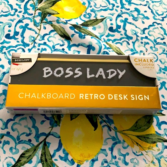 Chalkboard desk sign - Picture 1 of 2